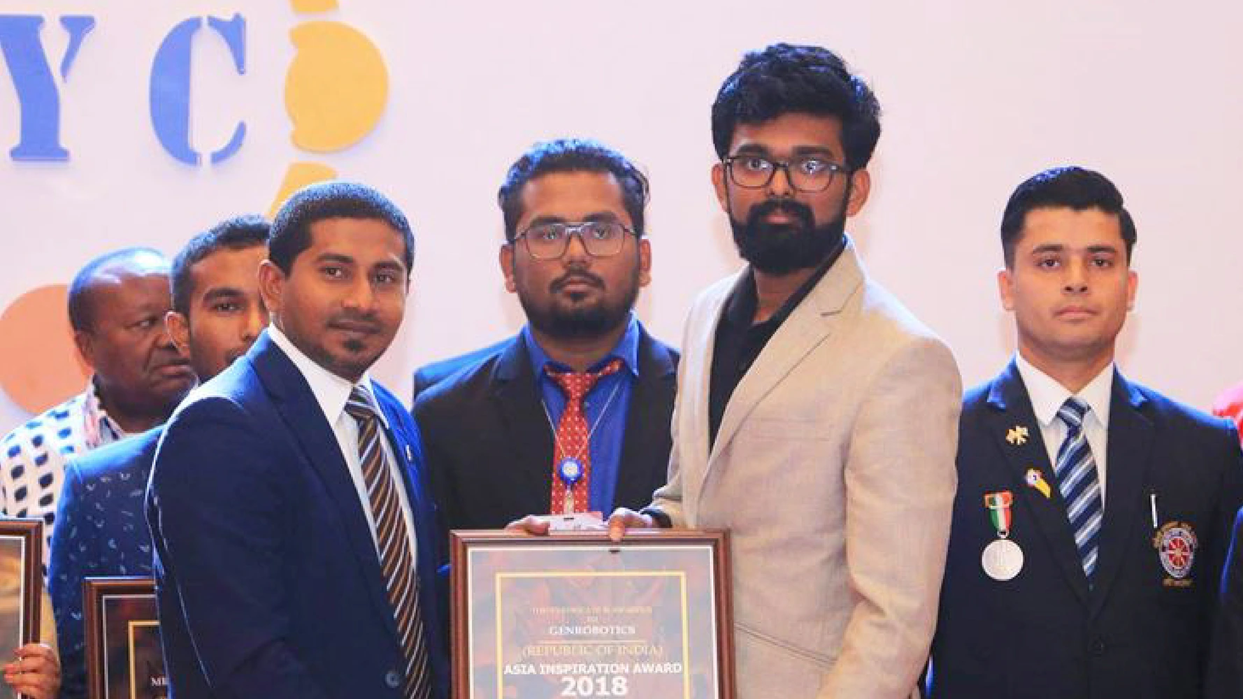 Honored with the Asia Inspiration Award from International Youth Committee