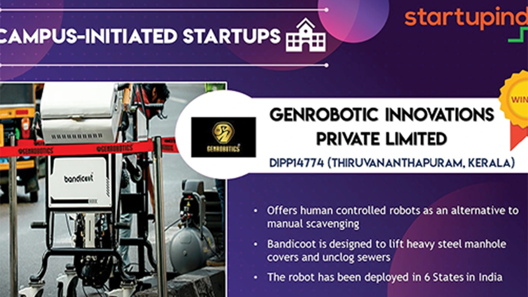 National Startup Award 2020 –  The Best Campus-Initiated Startups