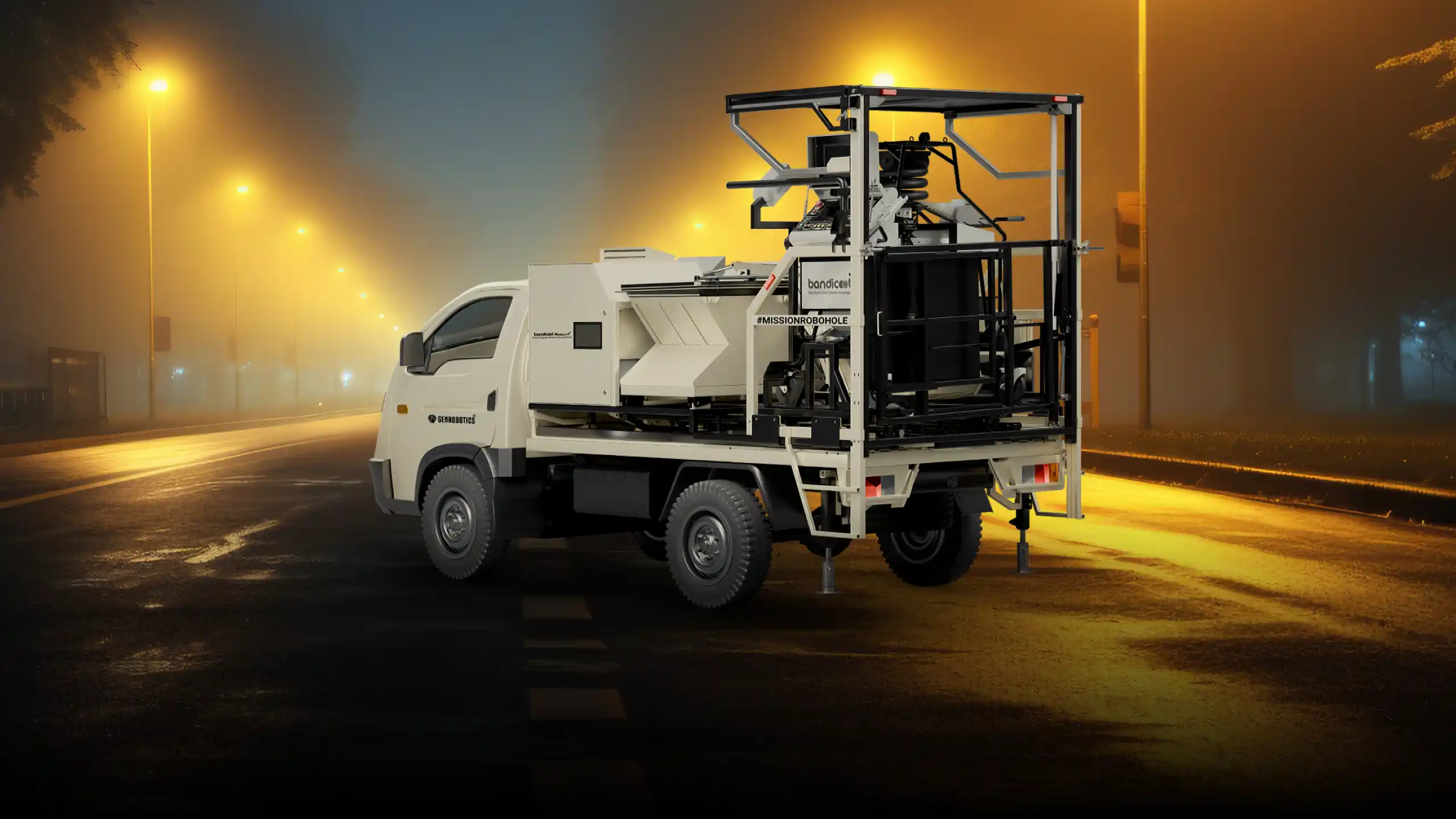 Sanitation Tech Truck Robot